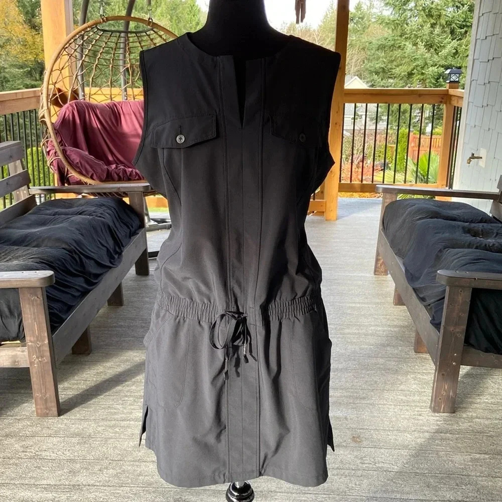 Lole | Sleeveless Drawstring Waist  Dress